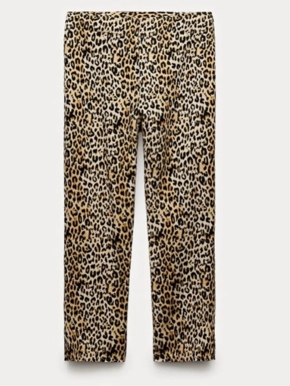 NWT ZARA NWT ZW COLLECTION ANIMAL PRINT CAPRI PANTS 🚨FIRM PRICE